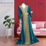 ⁦قفطان مغربي تطريز يد زيتي⁩ - الصورة ⁦2⁩